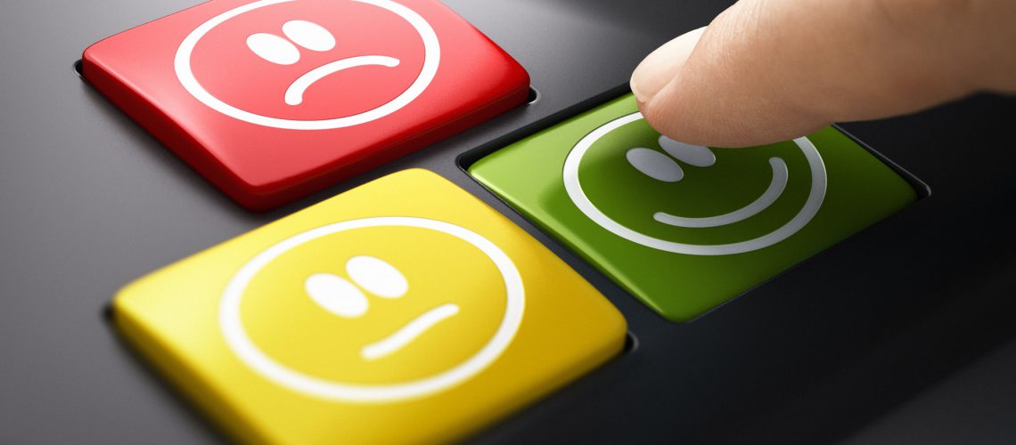 Direct Measure Of Customer Service Satisfaction. Push Button Survey